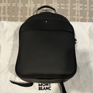 Montblanc Meisterstuck Black Textured Leather Backpack